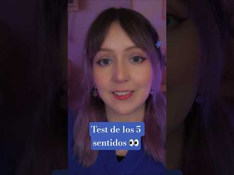 ⭐Test de los 5 sentidos con los ojos cerrados 💤 (ASMR Nervios Craneales, roleplay médico)