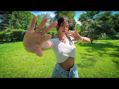 Public ASMR in the JUNGLE 🌳⛰️- Lofi asmr