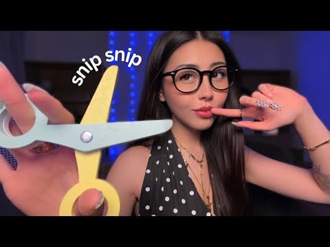 ASMR | girl who’s OBSESSED with you gives you a haircut ✂️ (she’s a little too obsessed)