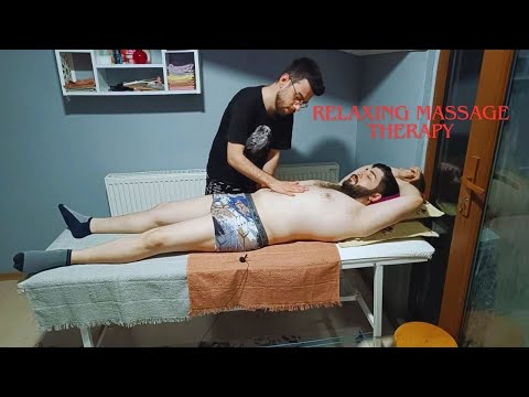 ASMR VERY RELAXING FULL BODY MASSAGE FROM TURKISH MASSAGER - CHEST,LEG,BACK,FEET,ARM MASSAGE