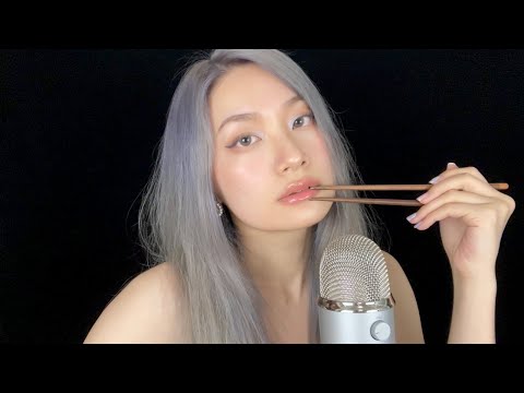 ASMR Chopstick Noms Mouth Sounds