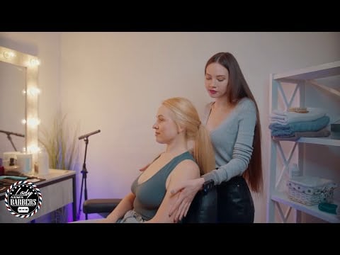 Dreamy ASMR Massage by Barber Lady Sandra for Girls