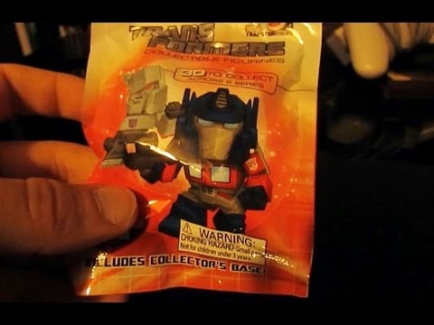 3 paquets de Transformers Hasbro Series 1 - ASMR Français