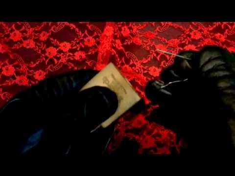 ✽ஜீ✽LEATHER GLOVES✽ஜீ✽picking a lock with a hairpin [[ASMR]]