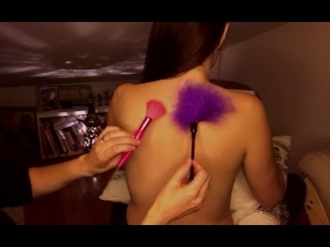❤️ ASMR - massage de dos- brossage cheveux - back tracing- massage crânien - chuchotement