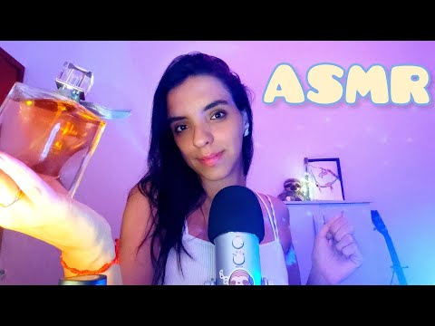 ASMR - ROLEPLAY DE PERFUMARIA  (sons de vidros, embalagens)