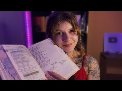 ASMR LEITURA DA BÍBLIA PARA QUEM ESTA PRECISANDO DE APOIO E ESPERANÇA 