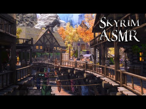 Skyrim ASMR 😴 EXTREME Mouth Sounds 😴 Inaudible Ear to Ear Whispering in Riften