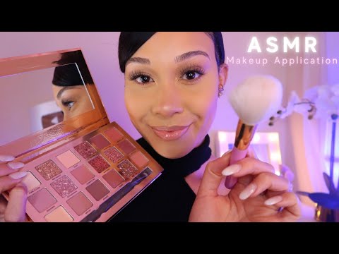 ASMR The MOST Relaxing Makeup Roleplay 💜Doing Your Makeup RP Personal Attention W/Layered Sounds