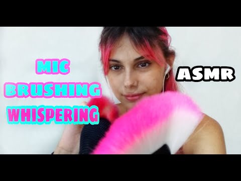 ASMR acarició el micro con brochas /jaz. P