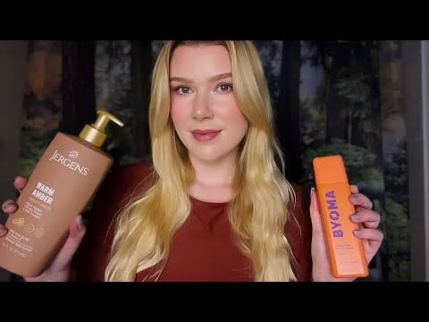 🧴 ASMR My After Shower Skin & Body Care ✨ -tapping, tracing, whispering-