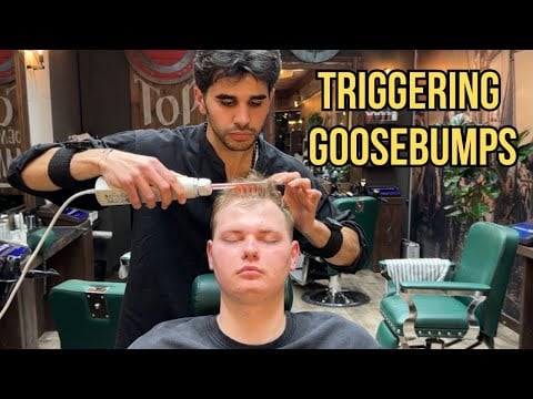 Barber’s Whisper & Electric Scalp Bliss for Men | ASMR Barber
