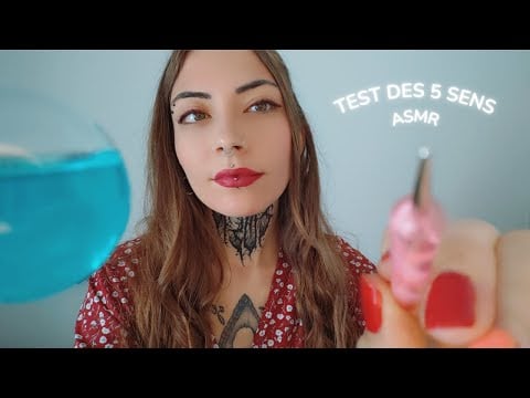 ASMR ROLEPLAY | MEDECIN TEST DES 5 SENS