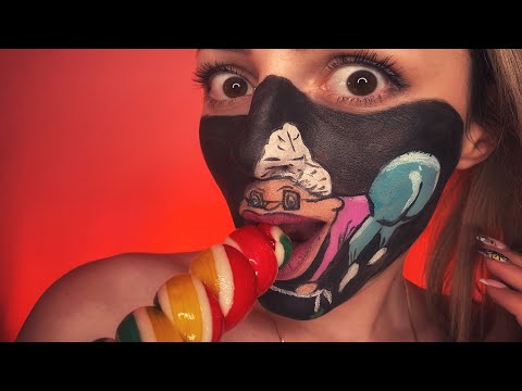 ASMR Sucking lollipop Granny | This grandma will help you sleep ASMR cosplay roleplay