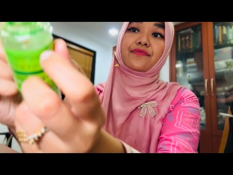 ASMR soft spoken - roleplay mom taking care of you at work (Indonesian)