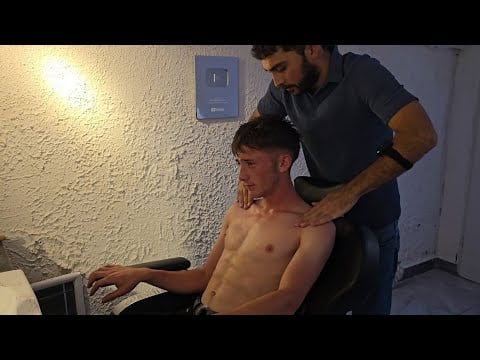 ASMR Neck and Shoulder Massage for Sleep 😴 Deep Tissue Relaxation