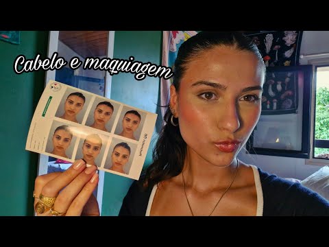 ASMR GRWM FOTO DO PASSAPORTE🛂✈️✨️