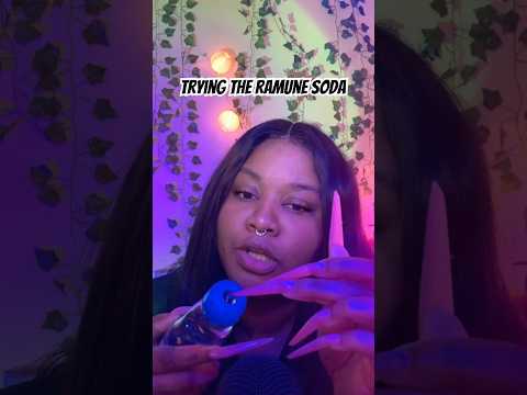 I tried the ramune soda and…. #short #ramunesoda #asmr