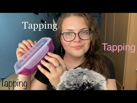 ASMR Tingly Tapping on a Plastic Box 📦  | Whispering