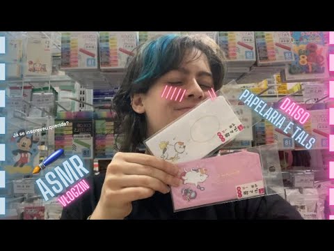 ASMR na Daiso Japan 🐼🎨🍥🍜🪠 Pra quem gosta de só olhar 👀