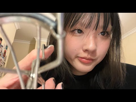 asmr watch me do my makeup + chit chat