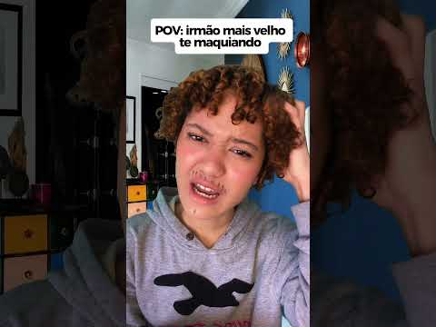 POV: Irmão mais velho faz sua maquiagem #asmr #humor #comedia #pov #asmrvideo #asmrsounds