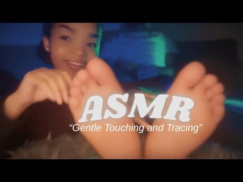 ASMR | Slow & Light Hands On Feet (Tracing, Scratching & Touching)