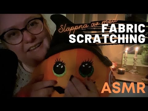 ASMR på svenska: Slappna av med fabric scratching 😴😴😴
