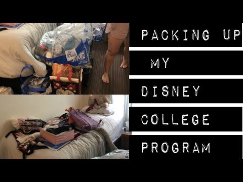 Packing up my Disney College Program:( // dcp spring 2019