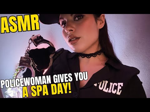 Policewoman Gives Me an ASMR Spa Day After Arresting Me