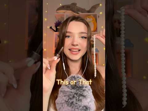 This or That #asmr #relax #tingles #asmrmouthsounds #tinglesounds #asmrsounds #emoji