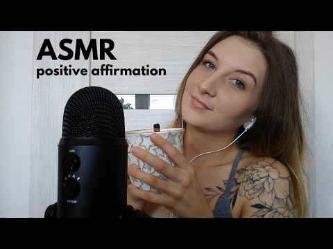 ASMR| POSITIVE AFFIRMATIONS WITH HAND MOVEMENTS (personal attention)