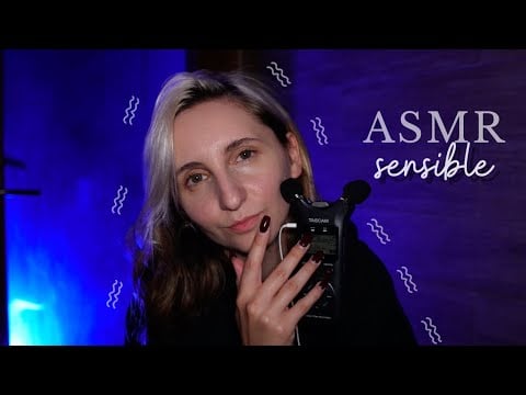 J’utilise le micro ASMR ultra *sensible* pour t’endormir 🩵