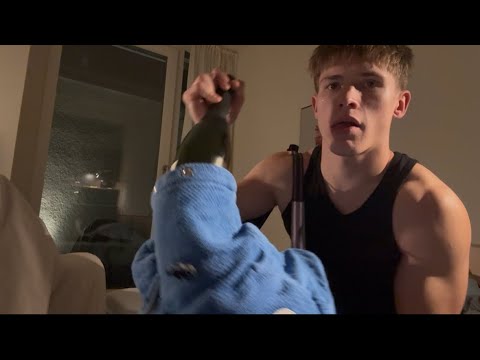 Asmr whats in my gym backbling?