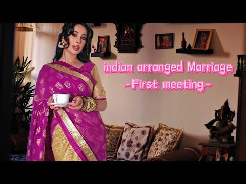 🇮🇳Indian arranged marriage👩‍❤️‍💋‍👨 first meeting ASMR😍Soft-spoken●charming●flirty shy indian girl🤭