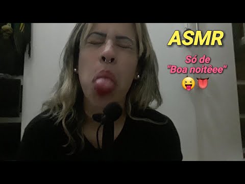 ASMR 😴 Sussurrando "boa noite 😝" até você dormir