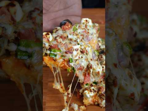 🔥 ASMR Cheese Burst Pizza | Melty Cheese Pull | Satisfying Baking Sounds #shorts #asmr #pizza
