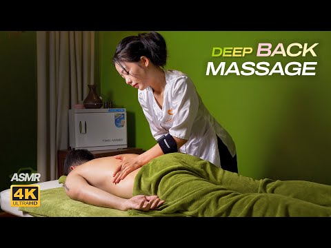 ASMR 🔥 DEEP back massage for RELAXING 😊 Vietnamese Massage Spa