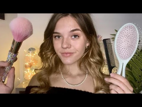 ASMR Kind Rich Girl Gives You A 1h Makeover ♡ (hair, makeup, massage)