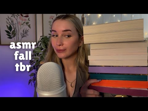 ASMR my cozy fall reading tbr 🍂