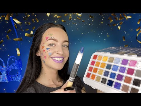 [ASMR] Face Painting RP | Sleep Inducing | Whispered