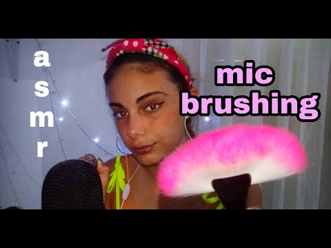 ASMR mic brushing (con brochas nuevas)/jaz. P