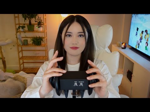 [ASMR] 40 Minute Rambles & Lotion Ear Massage ❤️ 3Dio