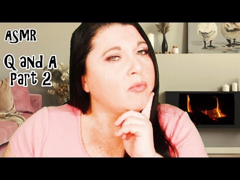 ASMR Answering Your Questions Q and A Part 2 - Get To Know Me! (Soft Spoken) Crackling Fireplace