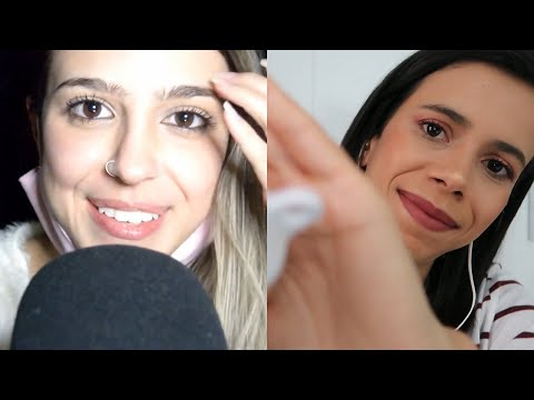 [ASMR Colab] - ROLEPLAY SALÃO DE BELEZA - CABELO E SOBRANCELHA feat. CAMS ASMR