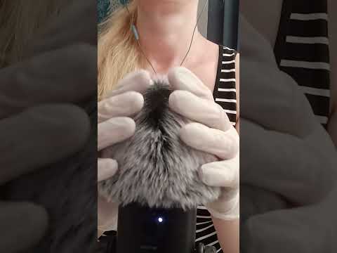 asmr white gloves