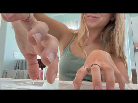 ASMR: Short Nail Build up Tapping & Scratching 😴✨