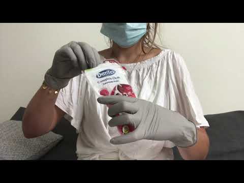 ASMR ✨ - Dentist | tingly tooth cleaning [with latex gloves and mask]