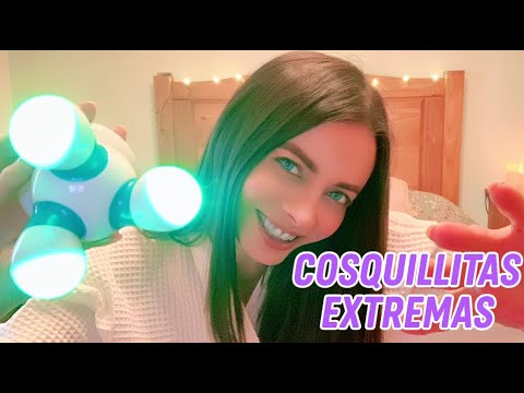 👉 ASMR Cosquillitas Extremas🤤💜 Susurros + Masajeadores + Sonidos Irresistibles  | ASMR en ESPAÑOL