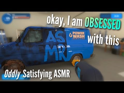 ASMR 😵 This is the MOST oddly satisfying game! 🚿 PowerWash Simulator | Super close up whispers